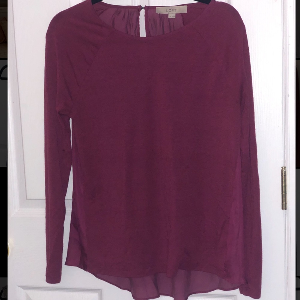 Long sleeve work blouse